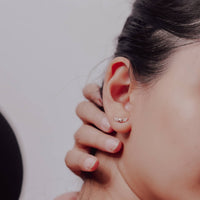 Thumbnail for simple silver necklace set, sterling silver jewlery sets