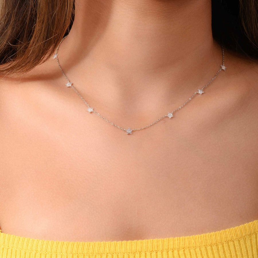 sterling silver star necklace