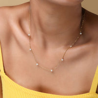 Thumbnail for silver necklace for women, 925 silver necklace